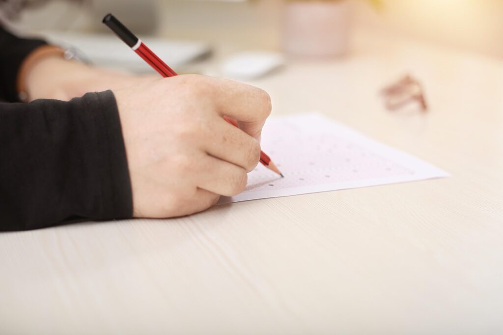 writing on paper